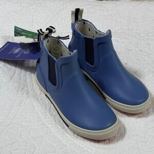 Joules Toddler Size 9 Blue JNR Rainwell Waterproof Rubber Rain Boots Kid Pull On
